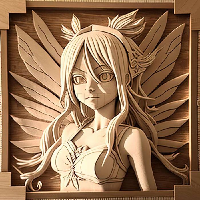 3D model Lucy Serfilia Fairy TailE FROM ANIME (STL)